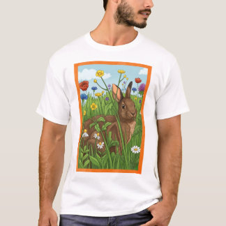 Camiseta Every Bunny Loves Flowers