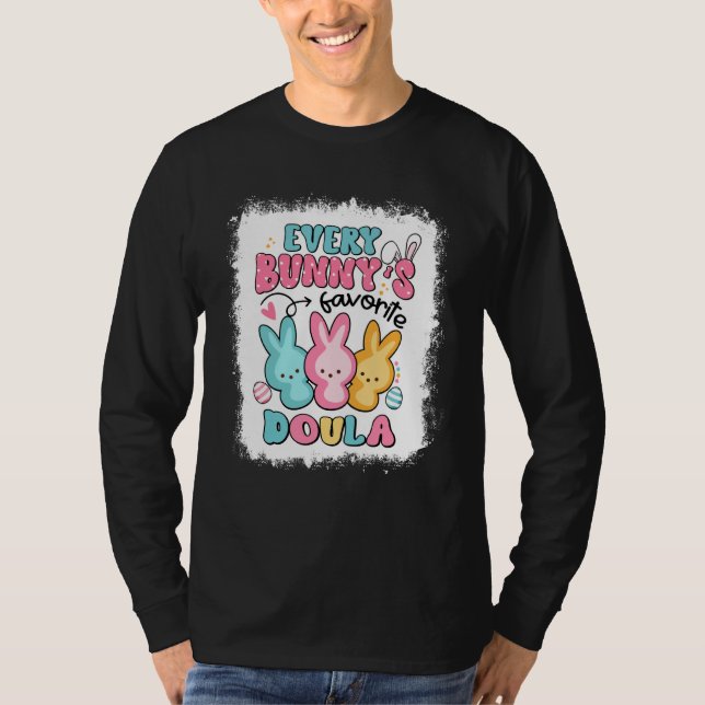 Camiseta Every Bunny's Favorite Doula Easter Day Birth Doul (Anverso)