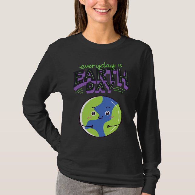 Camiseta Every Day Is Earth Day (Anverso)