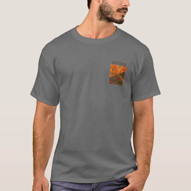 Camiseta Every Season Has Its Charts Minimal Chest (Anverso)
