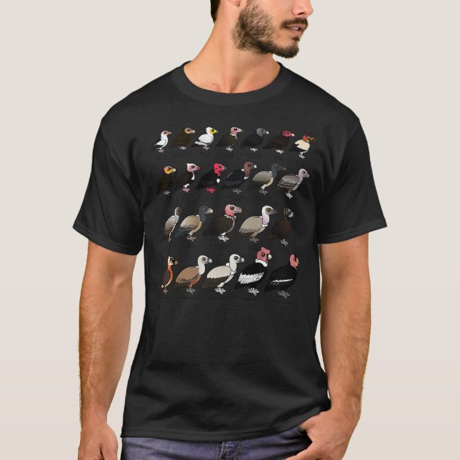 Camiseta Every Vulture of the World  Birdorable Vulture & C (Anverso)