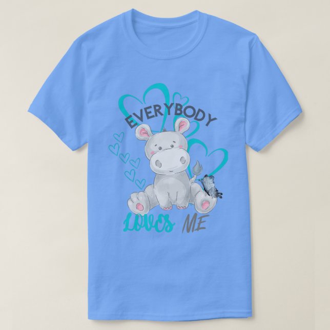 Camiseta Everybody loves me cute collection 1 (Diseño del anverso)