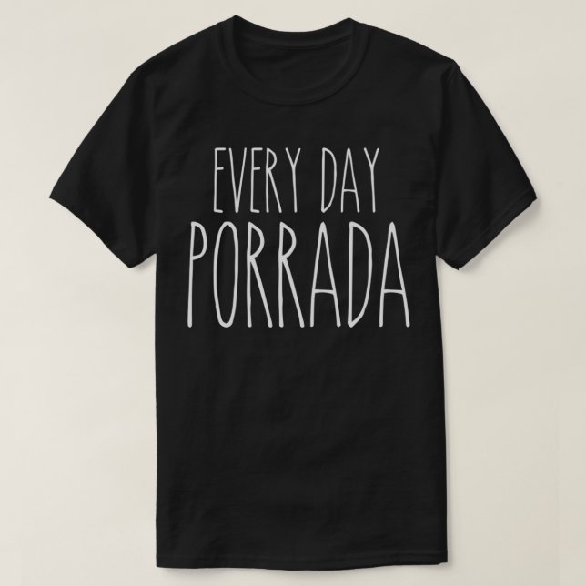 CAMISETA EVERYDAY PORRADA (Diseño del anverso)