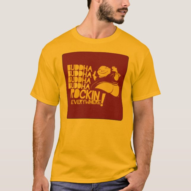 Camiseta everyewhere del rockin de Buda (Anverso)