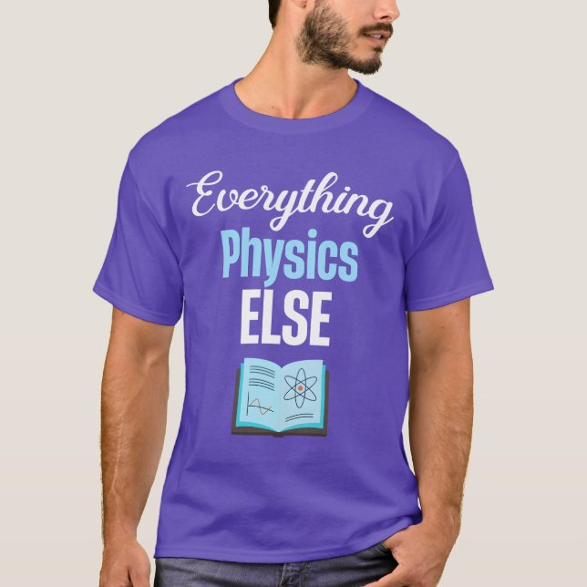 Camiseta Everything Else Physics Professor Chemistry vintag (Anverso)