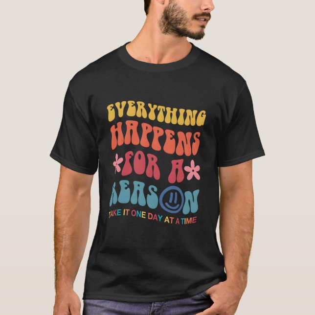 Camiseta Everything Happens For A Reason Aesthetic (Anverso)