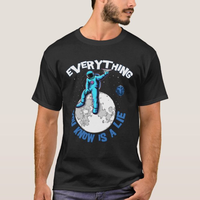 Camiseta Everything You Know Is a Lie Open Mind Conspiracy (Anverso)