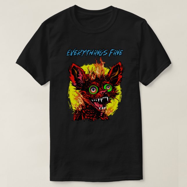 Camiseta Everything's Fine Sarcastic Funny Chihuahua Dog (Diseño del anverso)