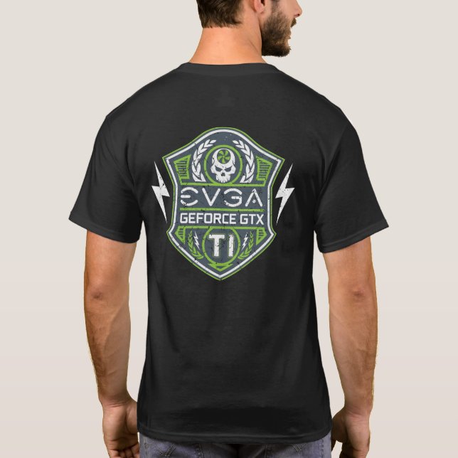 Camiseta EVGA GTX 1080 Ti "Escudo del rendimiento" (Reverso)