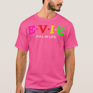 Camiseta Evie, lleno de vida