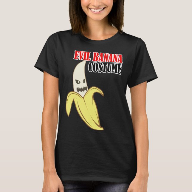 Camiseta Evil Banana Costume Funny (Anverso)