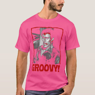 Camiseta Evil Dead 2 Ash Sangriento Groovy Foto Retro Terro