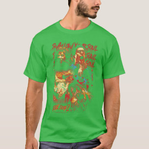 Camiseta Evil Dead 2 Tragar tu alma Collage Película de ter