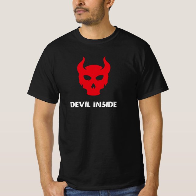 Camiseta Evil Demon Skull Horror (Anverso)