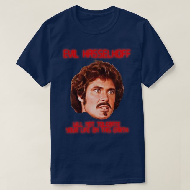 Camiseta EVIL HASSELHOFF Garthe Knight (Diseño del anverso)