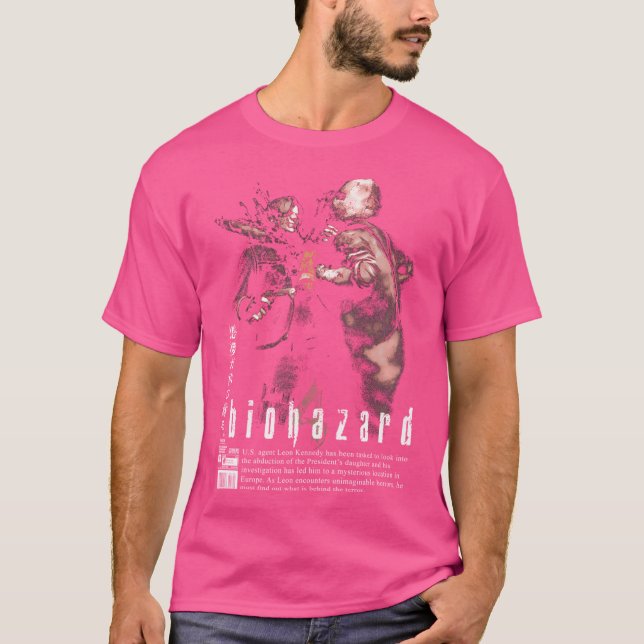 Camiseta Evilbiohazard residente 4 - Chainsaw (Anverso)