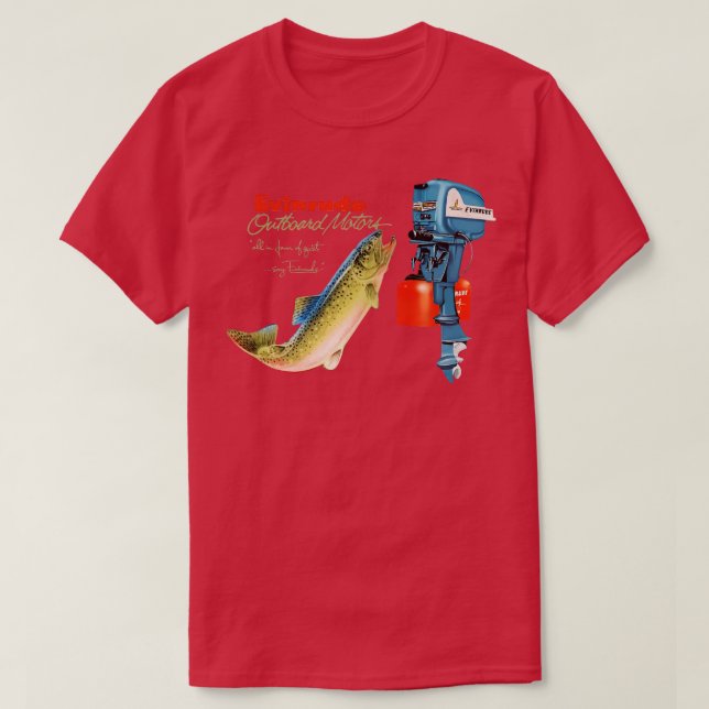 Camiseta Evinrude Vintage Outboards (Diseño del anverso)