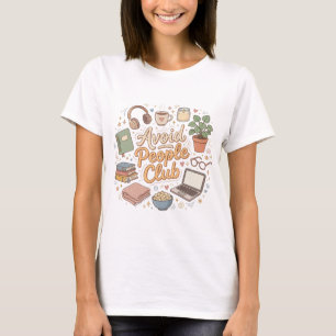 Camiseta Evita Vibraciones de Club de Introvertidos Acogedo