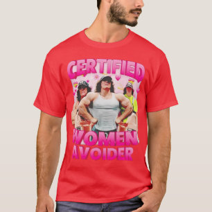 Camiseta Evitador de mujeres certificado Sam Sulek divertid