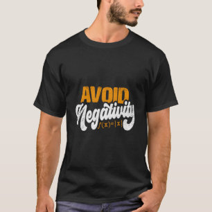 Camiseta Evitar la ecuación matemática divertida