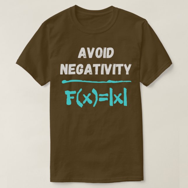 Camiseta Evitar la ecuación matemática divertida de la fórm (Diseño del anverso)
