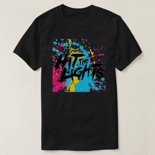Camiseta evitar la pelea de estrellas de escuela con camise (Diseño del anverso)