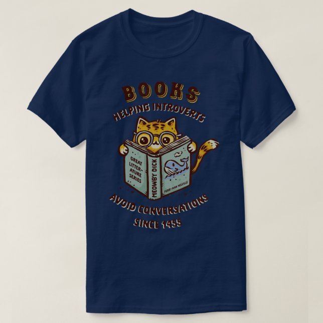 Camiseta Evitar las conversaciones desde 1455 (Diseño del anverso)