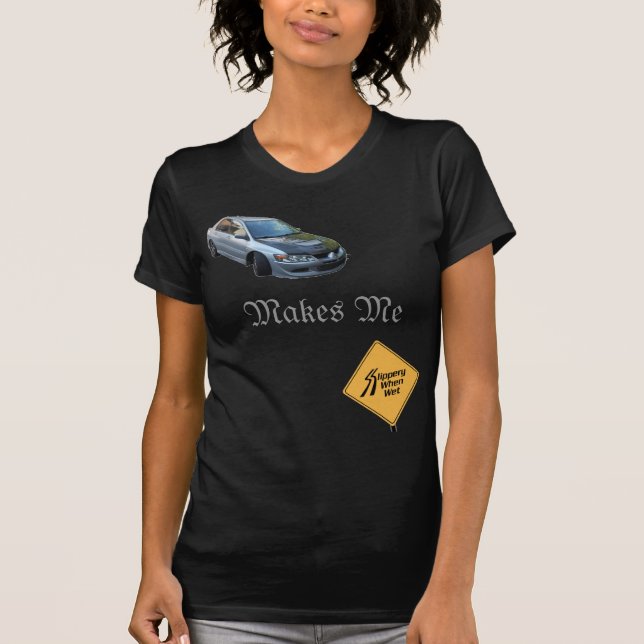 Camiseta evo de los chicas resbaladizo (Anverso)
