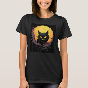 Camiseta Evoke Mystery with the Enigmatic Midnight Feline G