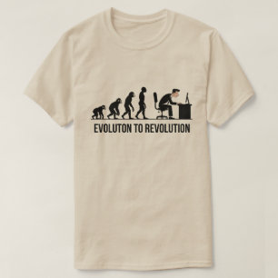 CAMISETA EVOLUCIÓN A LA REVOLUCIÓN