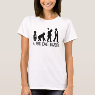 Camiseta Evolución alienígena, alienígena extraterrestre