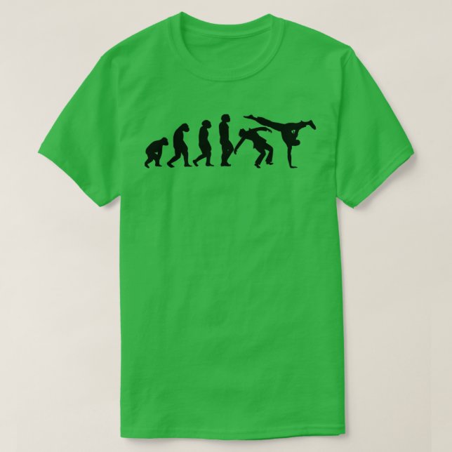 Camiseta EVOLUCIÓN Artes Marciales de Capoeira en Brasil (Diseño del anverso)