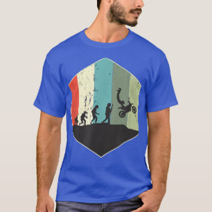 Camiseta Evolución Biker Retro Vintage Sin límites Enduro L