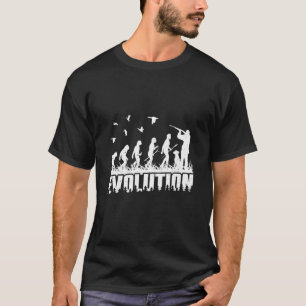 Camiseta Evolución Caza de Patos Caza de oca Cazador de ave