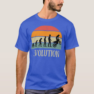 Camiseta Evolución cruz de humor enduro de regalo motocross