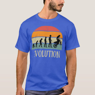 Camiseta Evolución cruz de humor enduro de regalo motocross