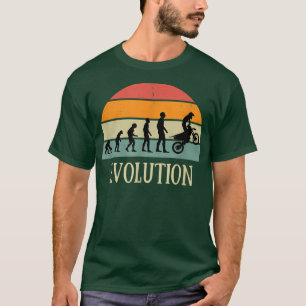 Camiseta Evolución cruz de humor enduro de regalo motocross