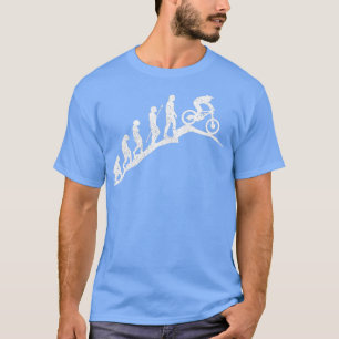 Camiseta Evolución cuesta abajo en bicicleta MB Funny G