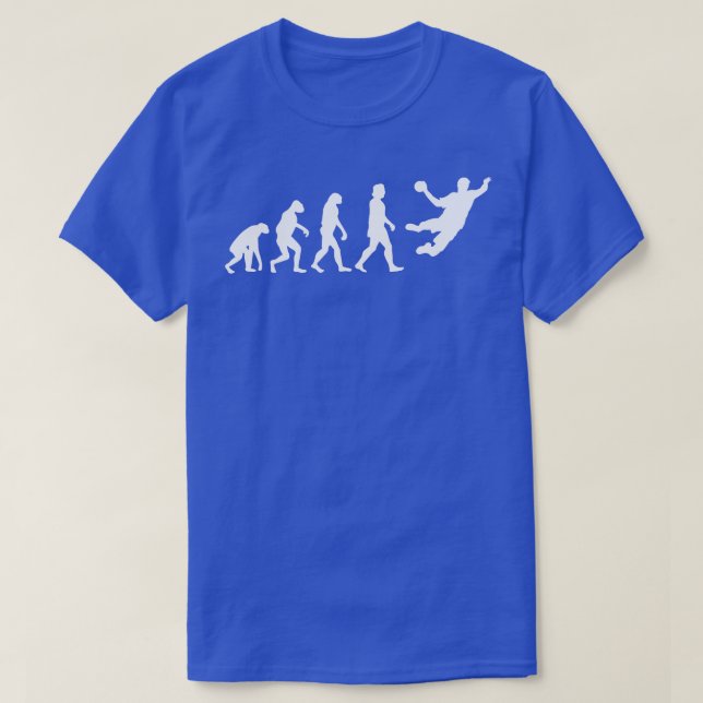 Camiseta Evolución de balonmano (Diseño del anverso)