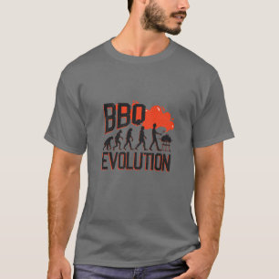 Camiseta Evolución de barbacoa   Divertido Chiste de barbac