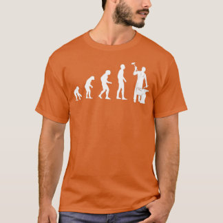 Camiseta Evolución de Blackshmith Herrero Forg Metalwork