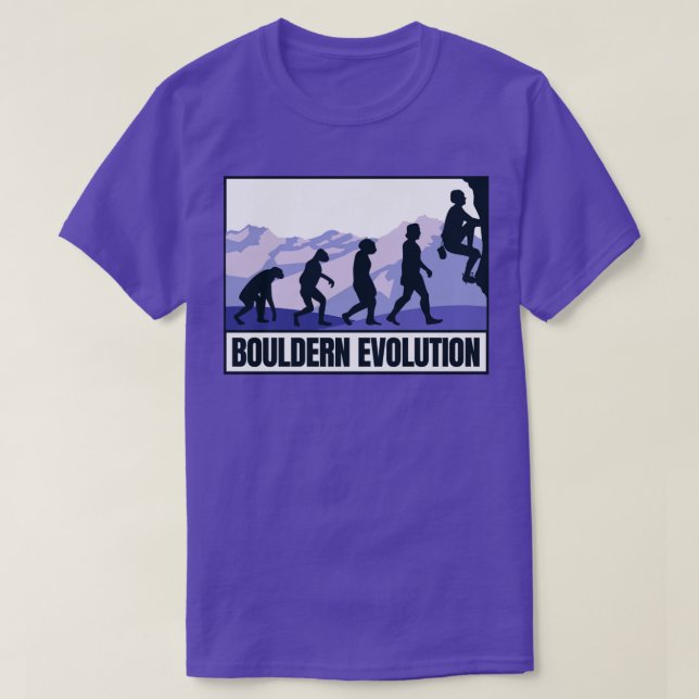 Camiseta Evolución de Boulding (Diseño del anverso)