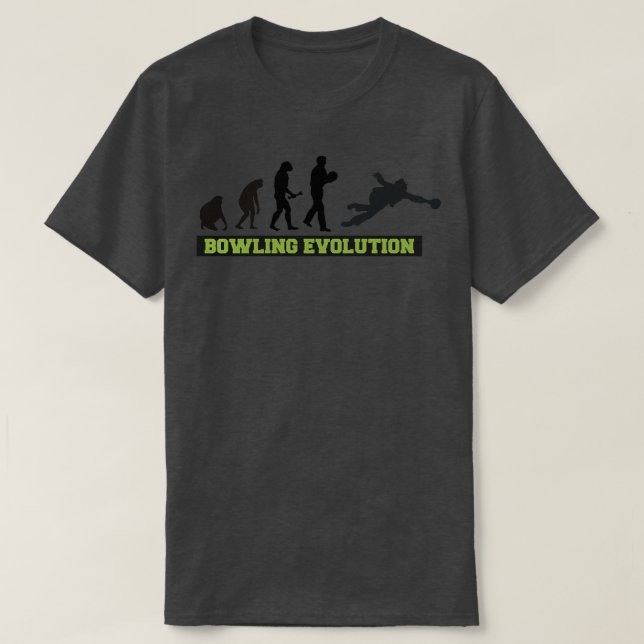 Camiseta Evolución de Bowling T (Diseño del anverso)