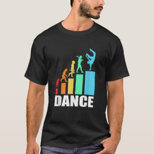 Camiseta Evolución de Break Dance Baile Retro 
