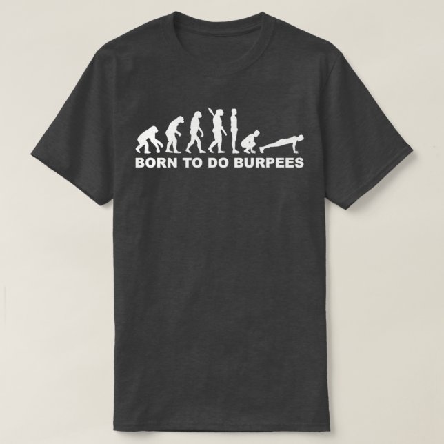 Camiseta Evolución de Burpees 2 (Diseño del anverso)