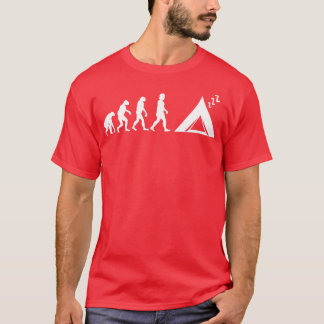 Camiseta Evolución de carpas de camping 1
