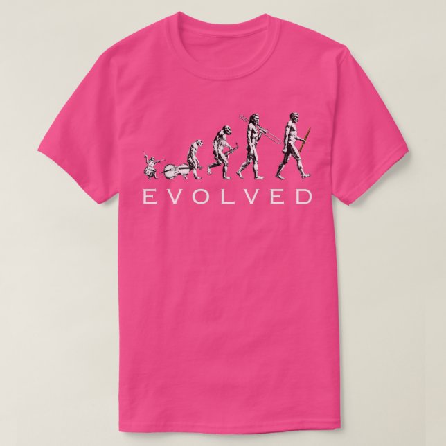 Camiseta Evolución de Clarinet (Diseño del anverso)
