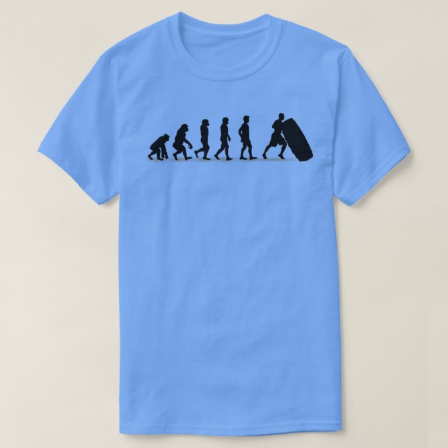 Camiseta Evolución de Crossfit Ts (Diseño del anverso)