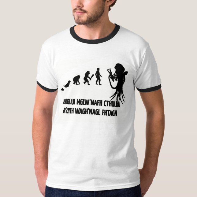 Camiseta Evolución de Cthulhu (Anverso)