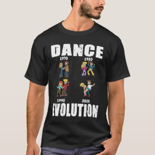 Camiseta Evolución de danza para una bailarina